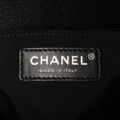 Chanel Caviar Quilted Medium Boy Flap Black 6 of 9