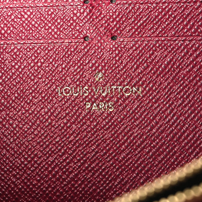Louis Vuitton Monogram Clemence Wallet Fuchsia 6 of 7