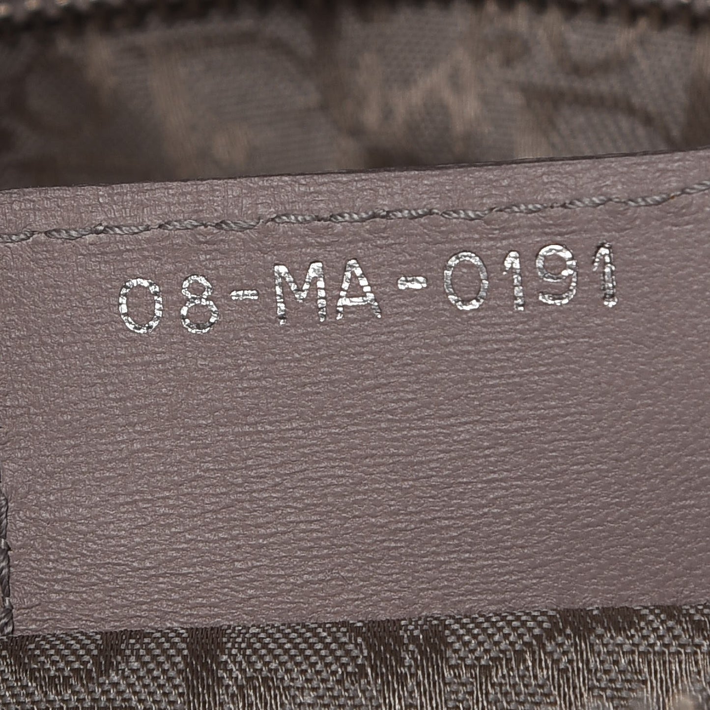 Lambskin Cannage Large Lady Dior Light Grey