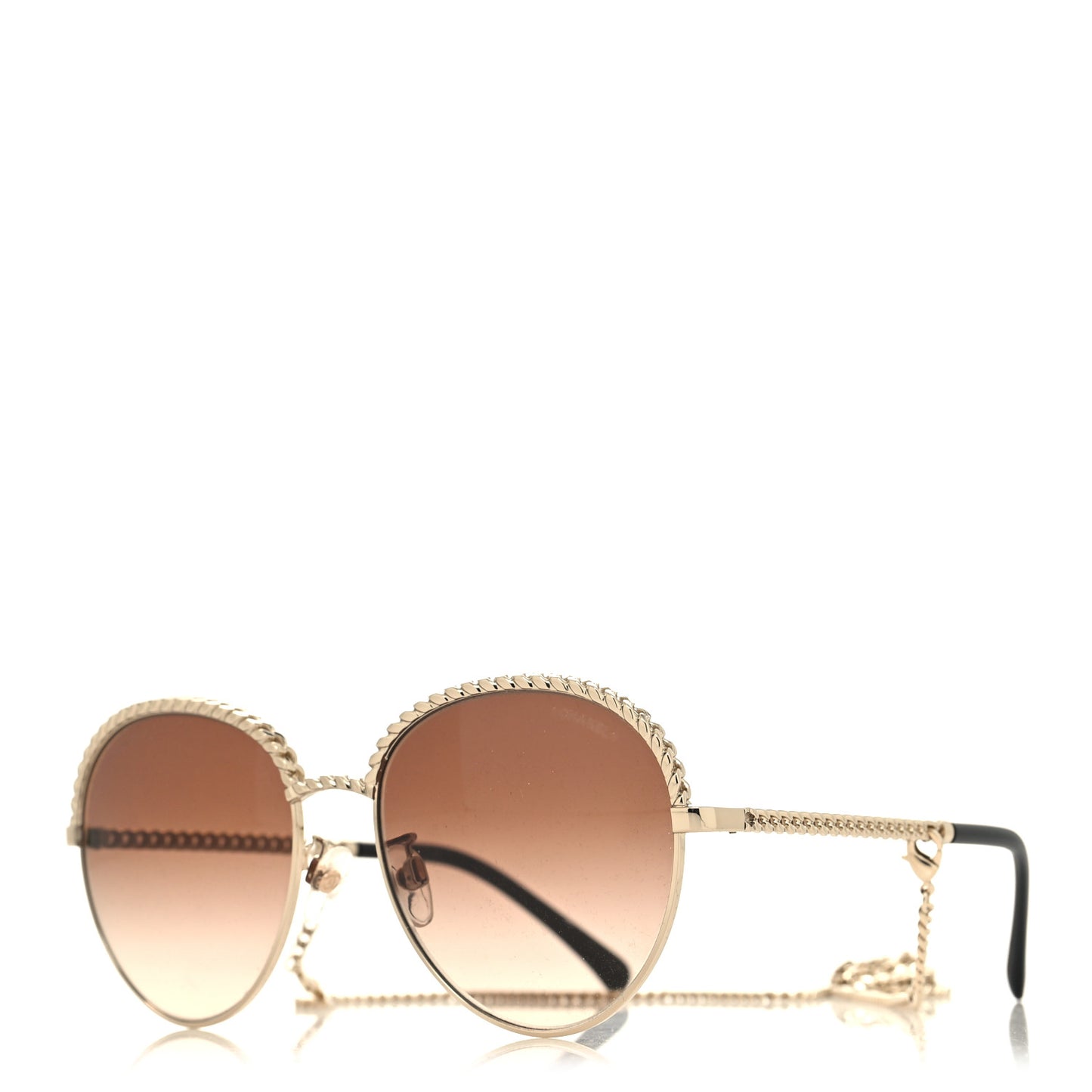 Chain Pantos Sunglasses 4242 Gold Brown