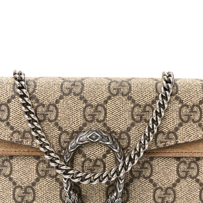 Gucci GG Supreme Monogram Super Mini Dionysus Shoulder Bag Taupe 7 of 9