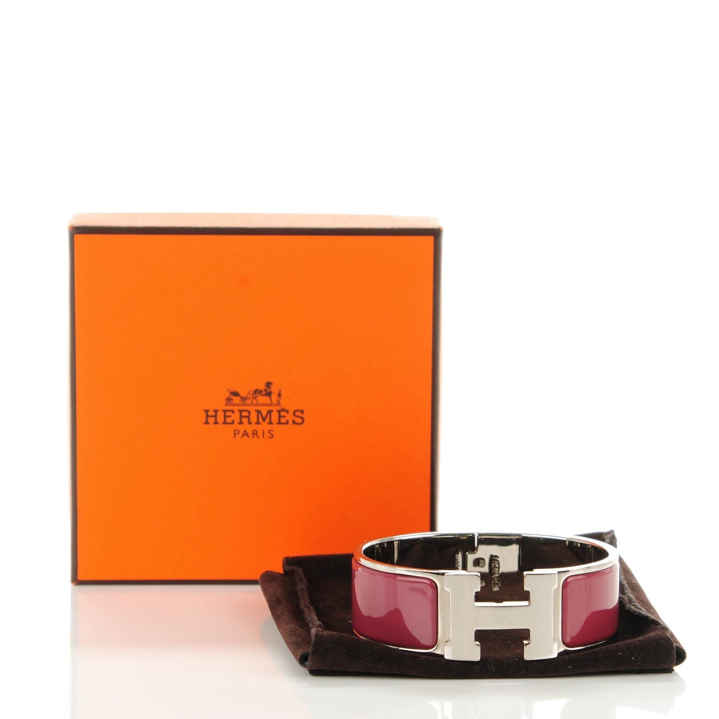 Enamel Wide Clic Clac H Bracelet Muscat