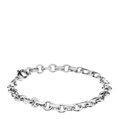 Tiffany Sterling Silver Round Chain Link Bracelet 1 of 4