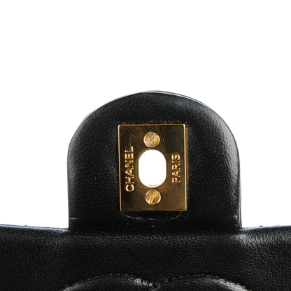 Chanel Lambskin Quilted Mini Square Flap Black 7 of 9