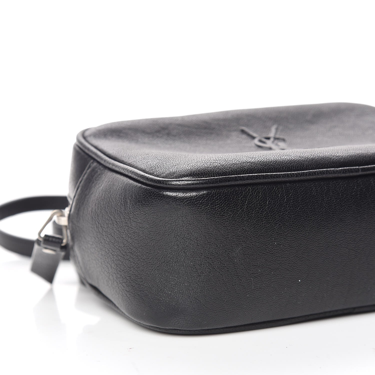 Saint Laurent Lambskin Monogram Lou Belt Bag Black 8 of 9