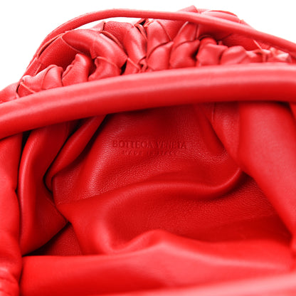 Bottega Veneta Nappa Intrecciato The Mini Pouch Bright Red 6 of 9