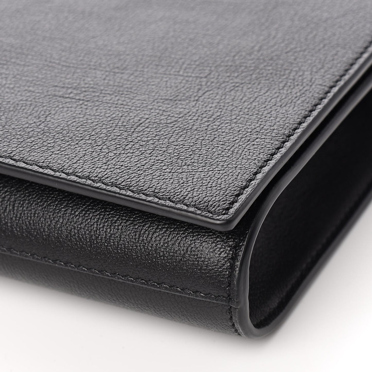 Calfskin Monogram Large Belle De Jour Clutch Black