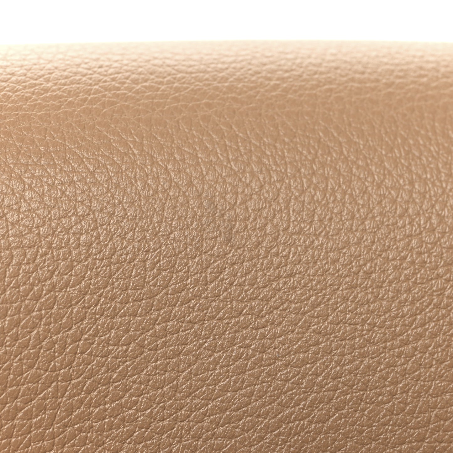 Grained Calfskin Small Marcie Saddle Bag Light Tan
