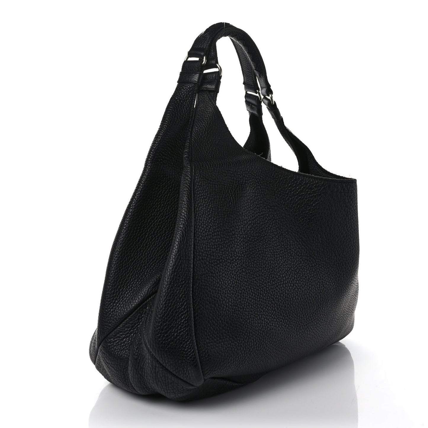 Grained Calfskin Large Campana Black