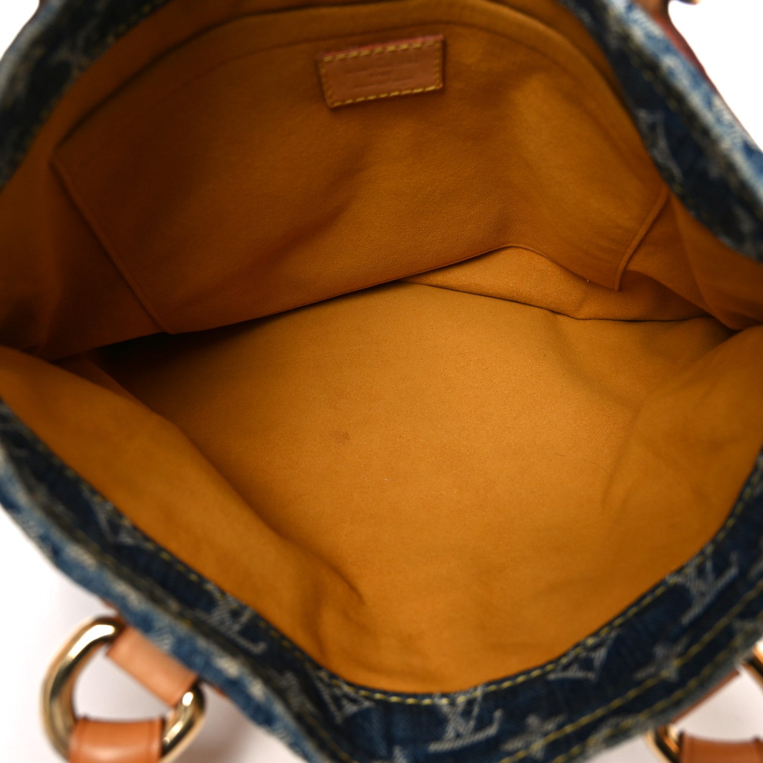 Louis Vuitton Monogram Denim Sac Plat Blue 5 of 9