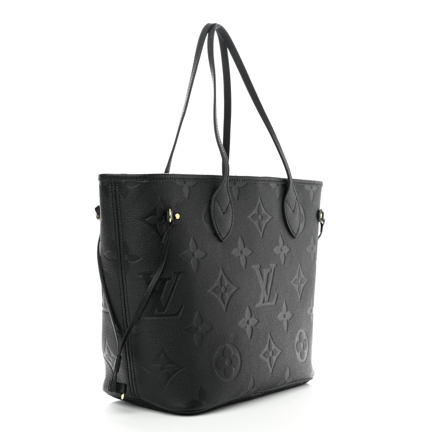 Louis Vuitton Empreinte Monogram Giant Neverfull MM Black 4 of 11