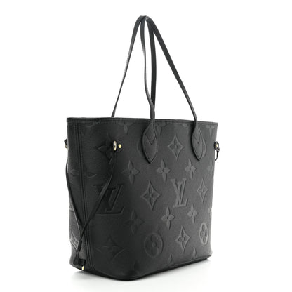 Louis Vuitton Empreinte Monogram Giant Neverfull MM Black 4 of 11