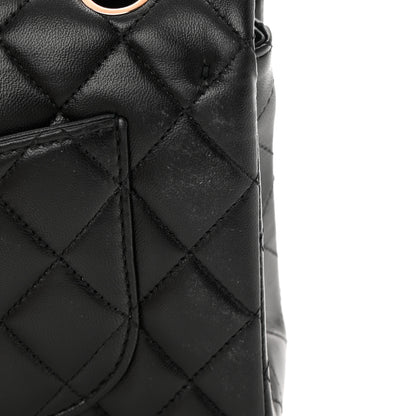 Chanel Lambskin Quilted Small Double Flap Black 15 of 16