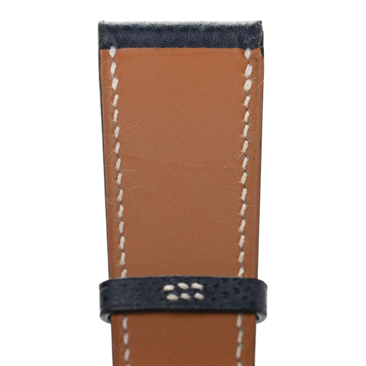 Hermes Epsom Heure H Hour Watch TGM Strap Bleu Saphir 4 of 5