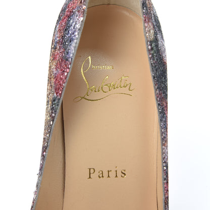 Christian Louboutin Glitter Pigalle Follies 100 Pumps 36 Multi 7 of 8