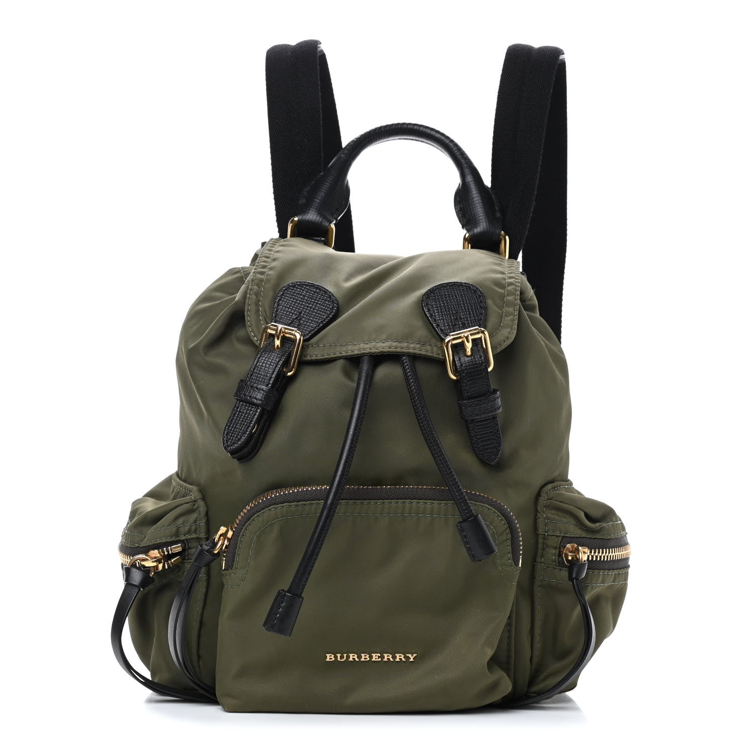 Burberry Nylon Small Crossbody Rucksack Backpack Canvas Green 1 of 7
