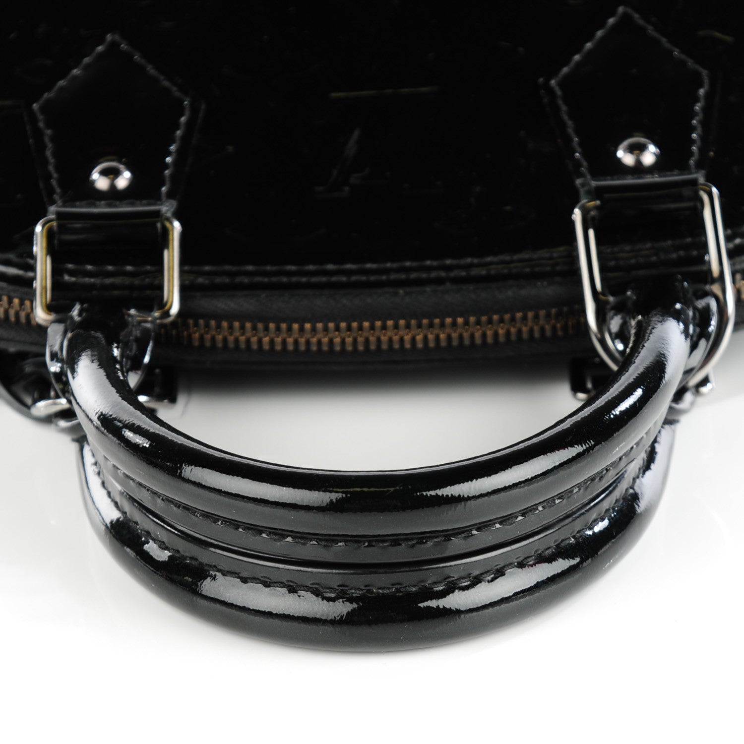 Louis Vuitton Vernis Alma BB Noir Magnetique 10 of 10