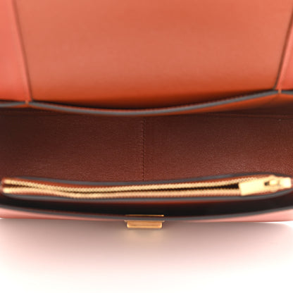 Celine Shiny Smooth Calfskin Medium Frame Shoulder Bag Maple Frost 5 of 9