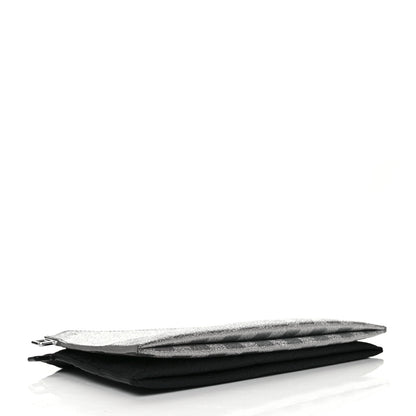 Louis Vuitton Damier Glitter Taurillon Monogram In The Loop Trio Pouch Black Silver 3 of 8