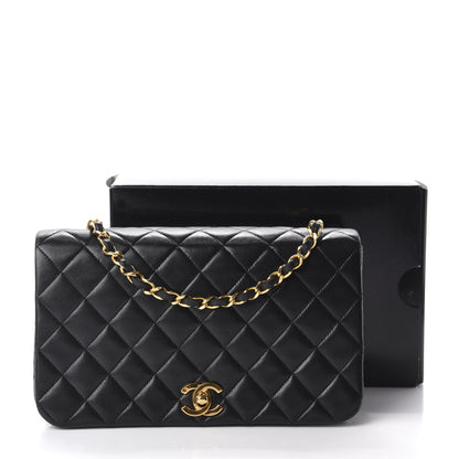 Chanel Lambskin Quilted Small Single Flap Bag Black 13 of 13