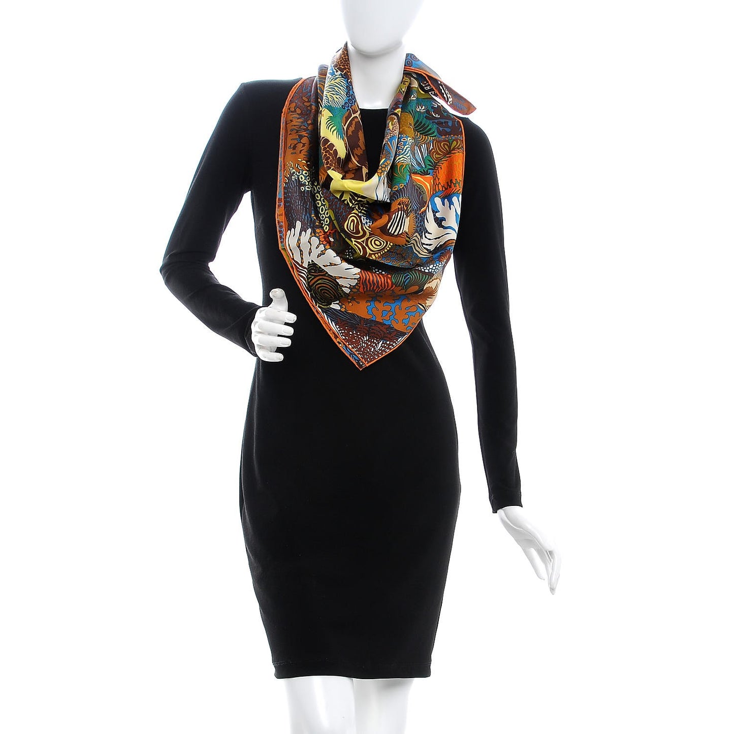 Silk Under The Waves Scarf 90