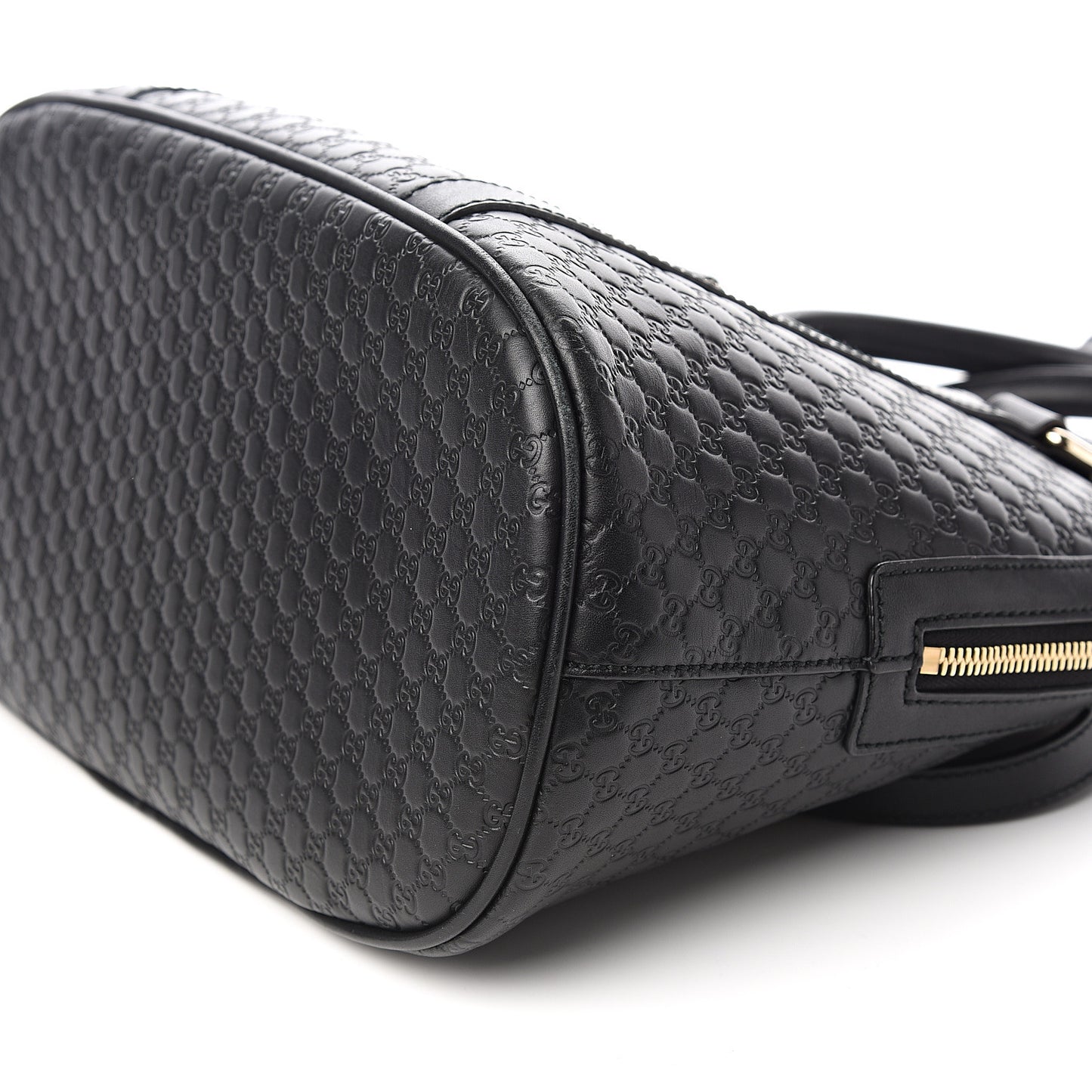 Microguccissima Medium Dome Bag Black