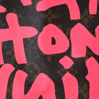 Louis Vuitton Monogram Graffiti Neverfull GM Fuchsia 17 of 19