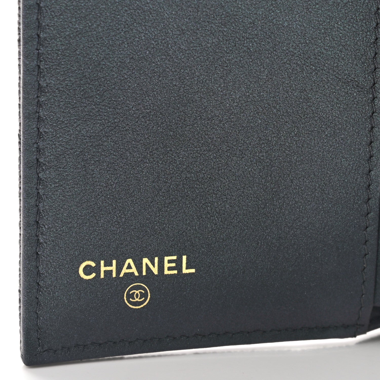 Chanel Iridescent Caviar Quilted Small Flap Wallet Black 6 of 9