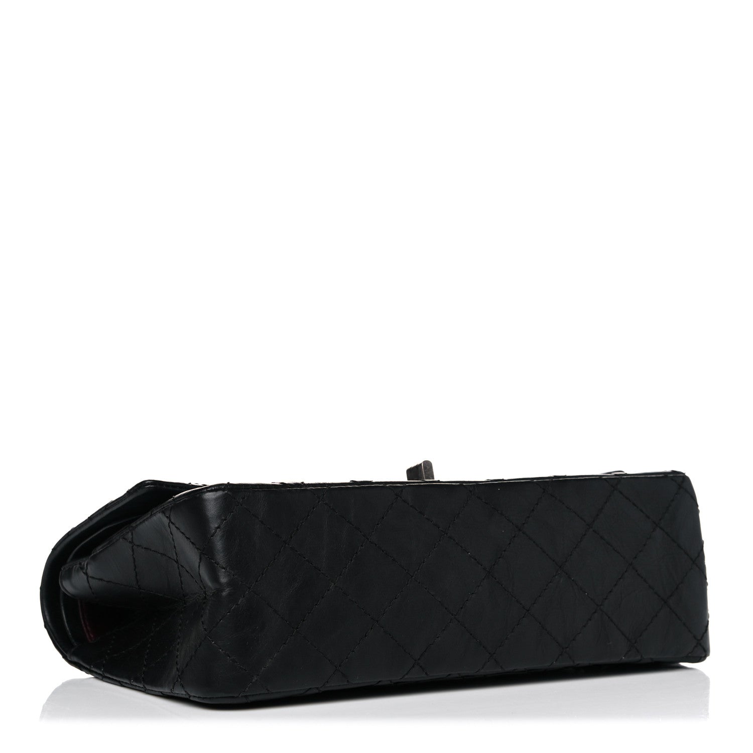 Chanel Aged Calfskin Quilted 2.55 Reissue 225 Flap Black 3 of 16