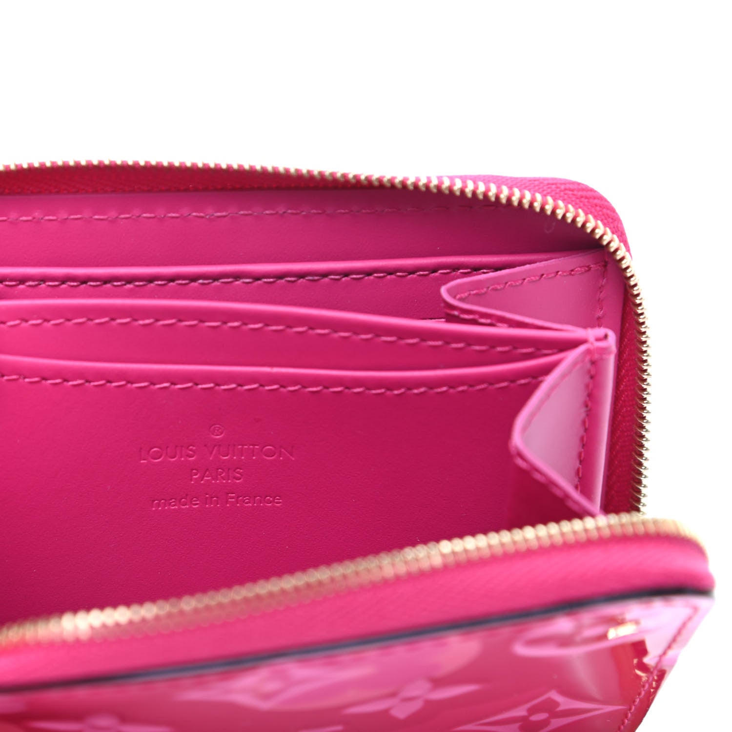 Louis Vuitton Vernis Valentine Zippy Coin Purse Fuchsia 6 of 9