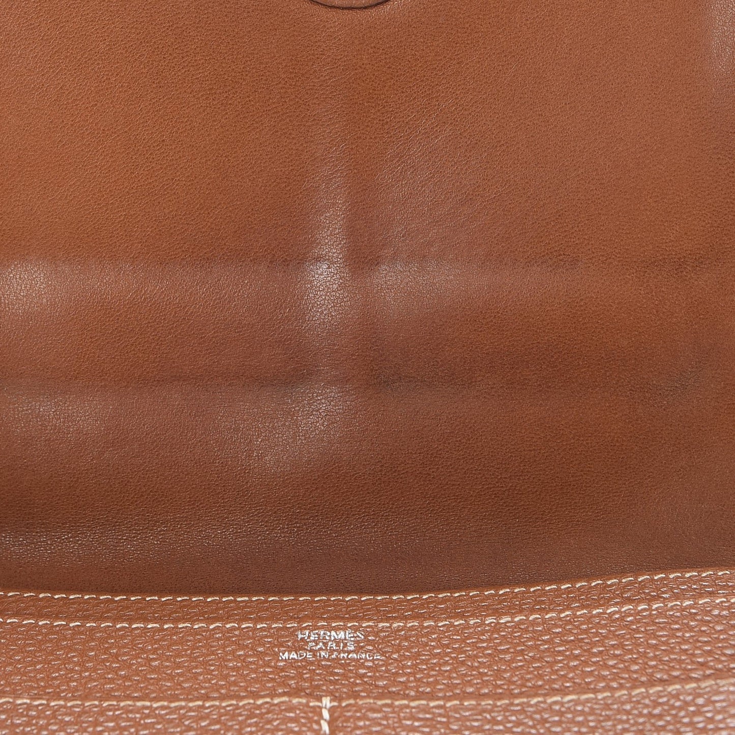 Taurillon Clemence Dogon Duo Wallet Gold