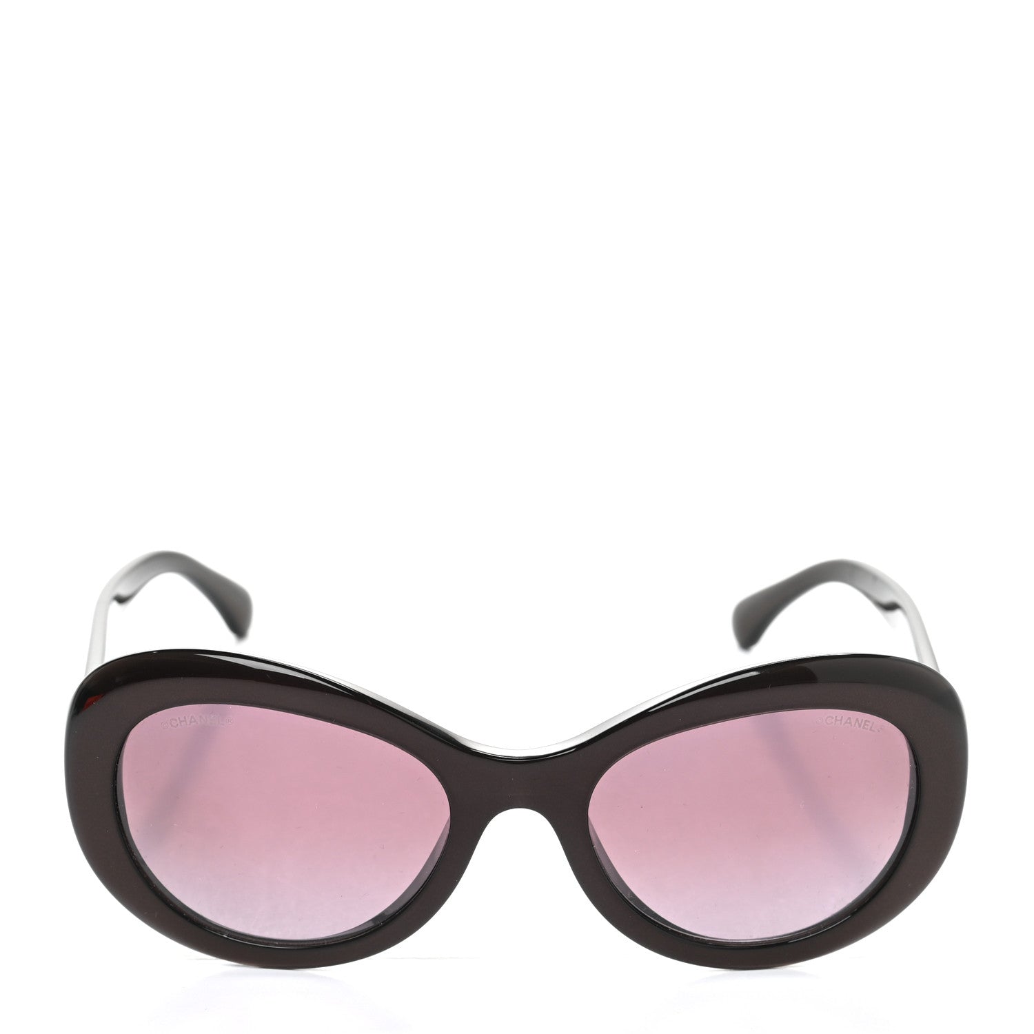 Chanel Acetate Oval CC Sunglasses 5469-B-A Burgundy 2 of 9