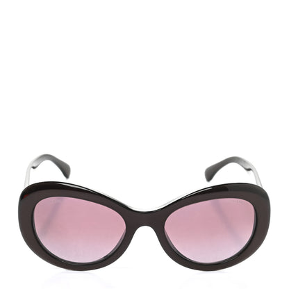 Chanel Acetate Oval CC Sunglasses 5469-B-A Burgundy 2 of 9