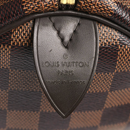 Louis Vuitton Damier Ebene Speedy 30 6 of 9