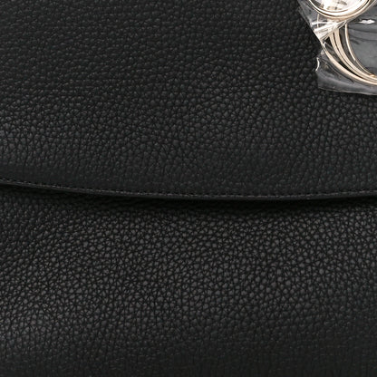 Christian Dior Bullcalf Medium Be Dior Flap Black Fraise 9 of 12