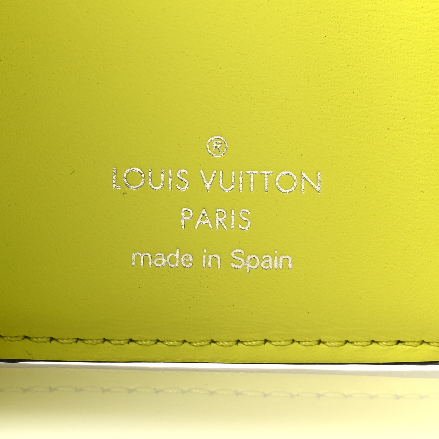 Louis Vuitton Monogram Taiga Discovery Compact Wallet Yellow 6 of 6
