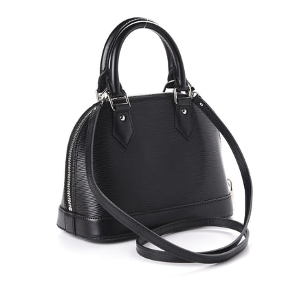 Louis Vuitton Epi Alma BB Black 3 of 10