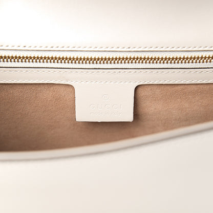 Gucci Calfskin Small Sylvie Shoulder Bag Off White 5 of 10