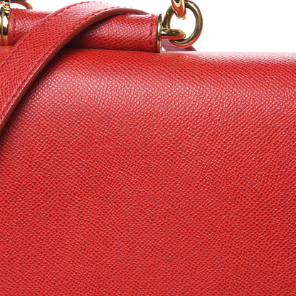 Dolce & Gabbana Dauphine Miss Sicily East West Shoulder Bag Red 10 of 10