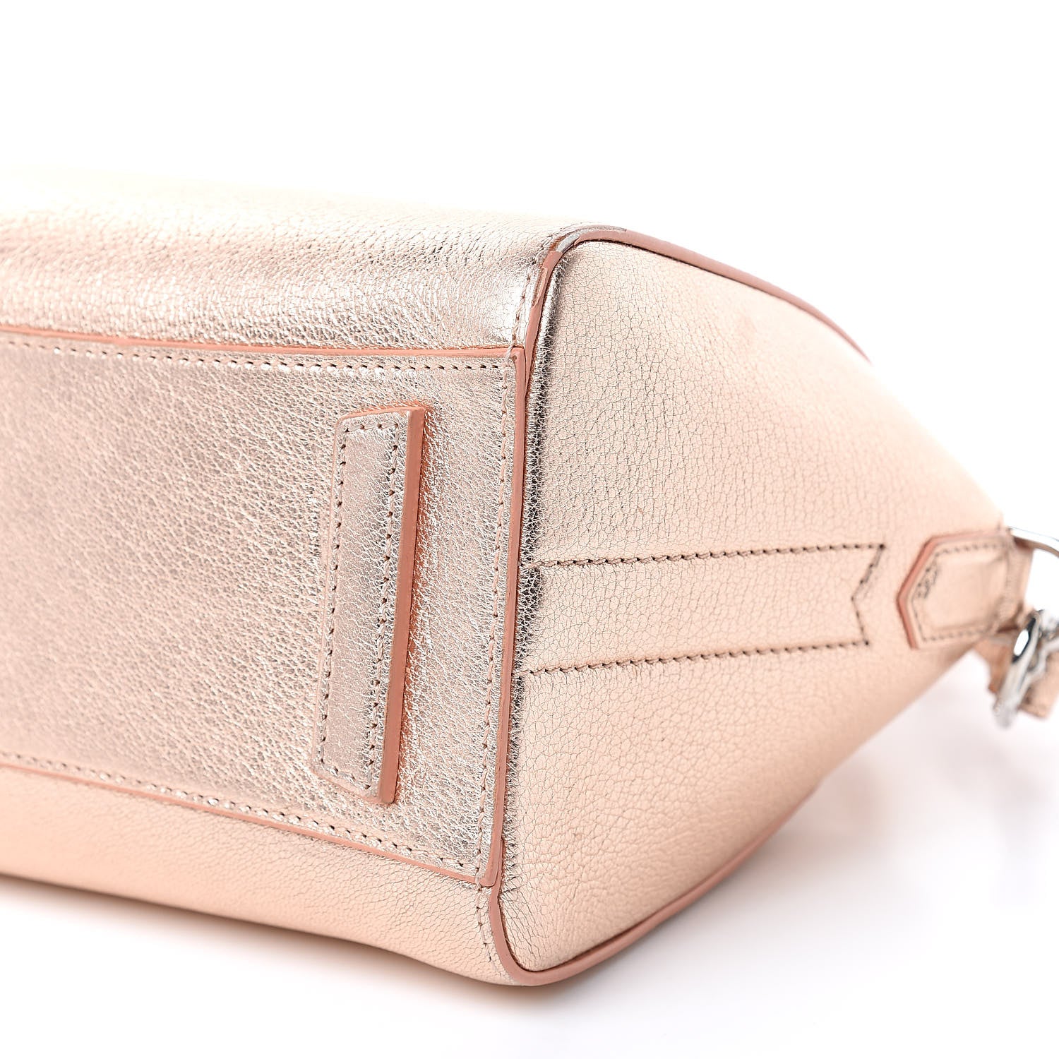 Givenchy Metallic Sugar Goatskin Mini Antigona Light Pink 11 of 21
