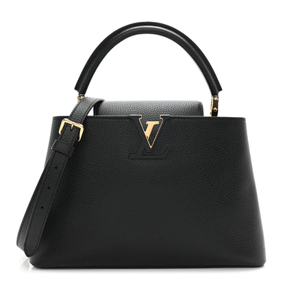 Louis Vuitton Taurillon Capucines PM Black 1 of 7