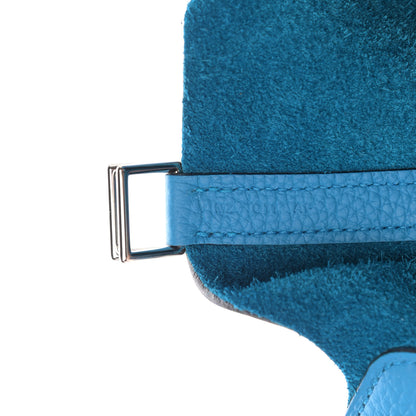 Hermes Taurillon Clemence Picotin Lock 18 PM Bleu Frida 6 of 10