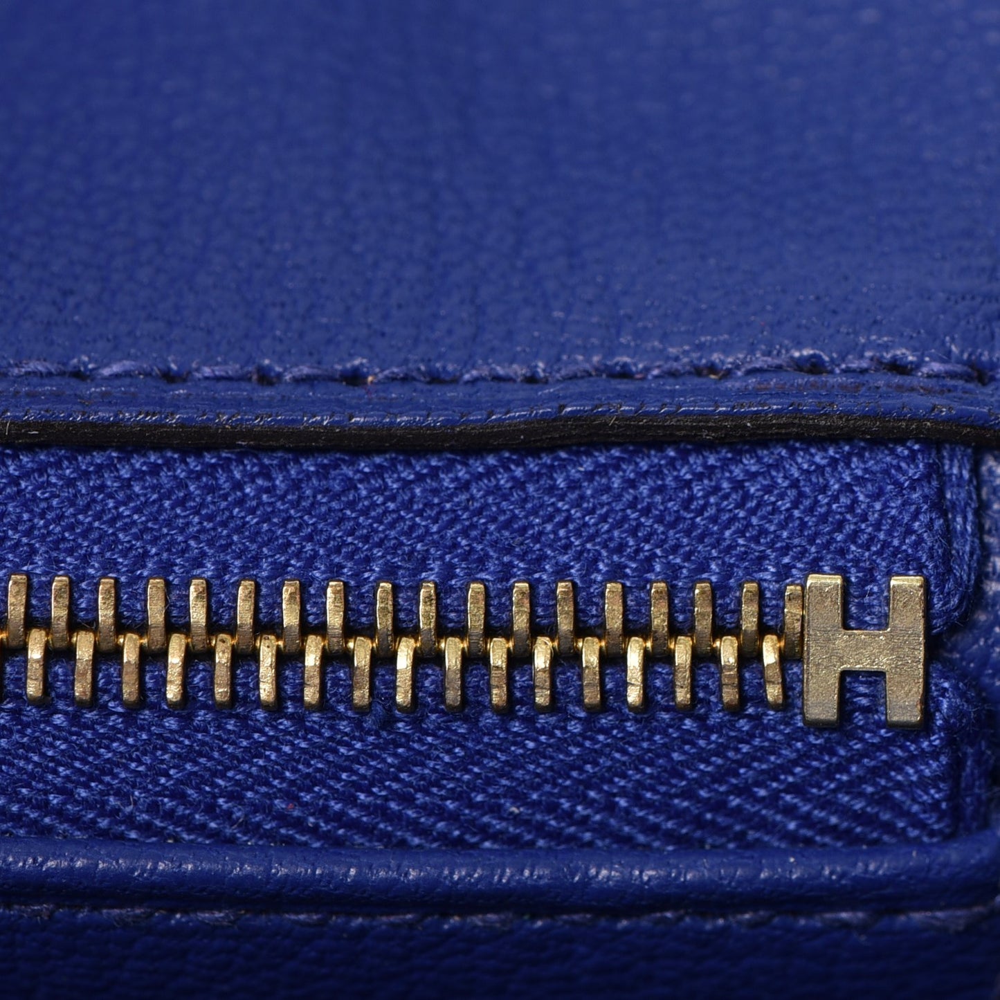 Epsom Birkin 35 Bleu Electrique