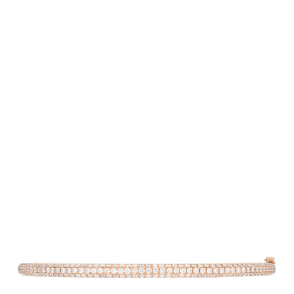 Anita Ko 18K Rose Gold Diamond Three-Row Bangle Bracelet 1 of 5