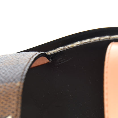 Louis Vuitton Calfskin Damier Ebene Passenger Flat Sandals 36 Venus Pink 9 of 11