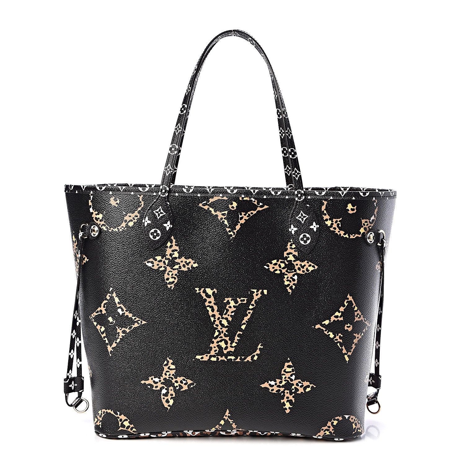 Louis Vuitton Monogram Giant Jungle Neverfull MM Black 3 of 11