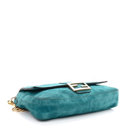 Fendi Chamois Large Baguette Ottanio 3 of 8