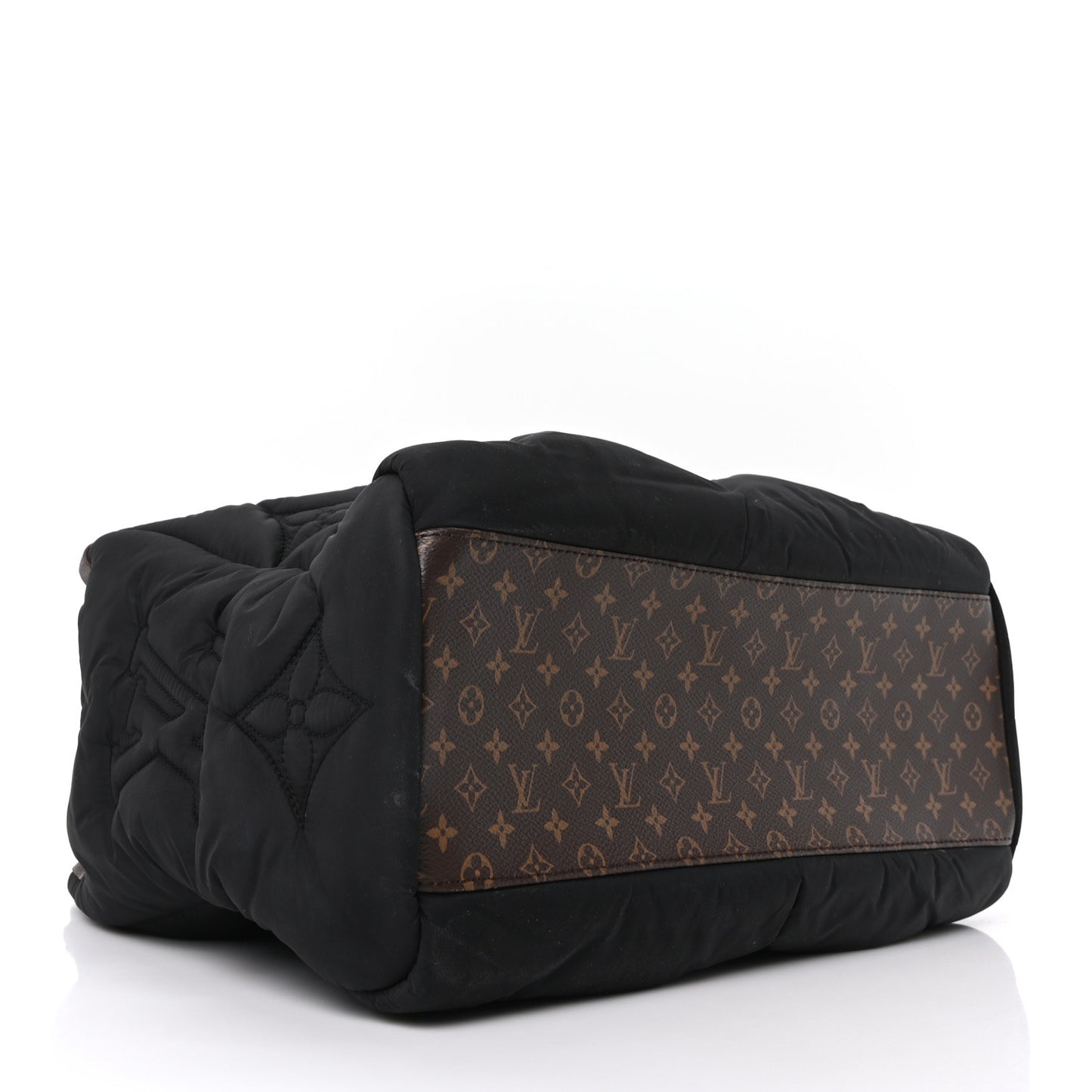 Econyl Monogram Pillow Giant Onthego MM Black