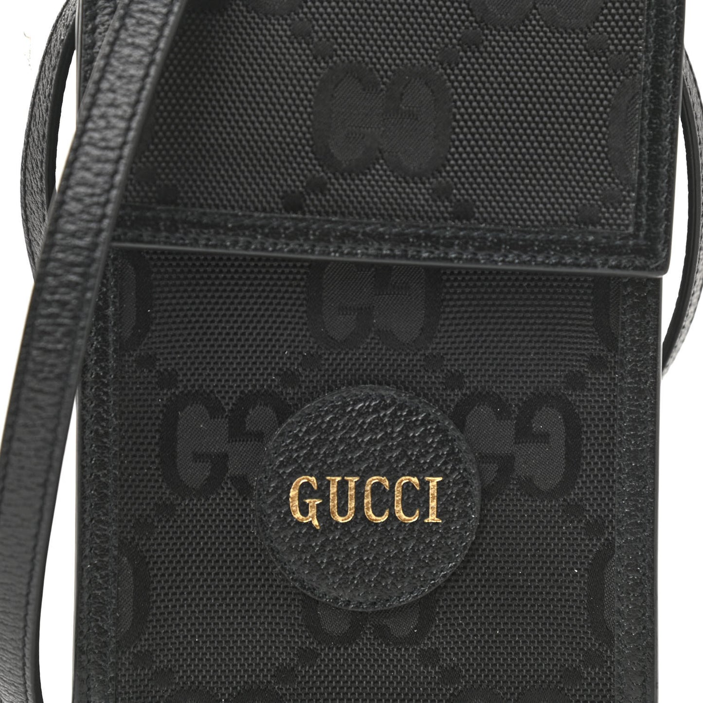 Econyl Nylon Monogram Off The Grid Crossbody Bag Black