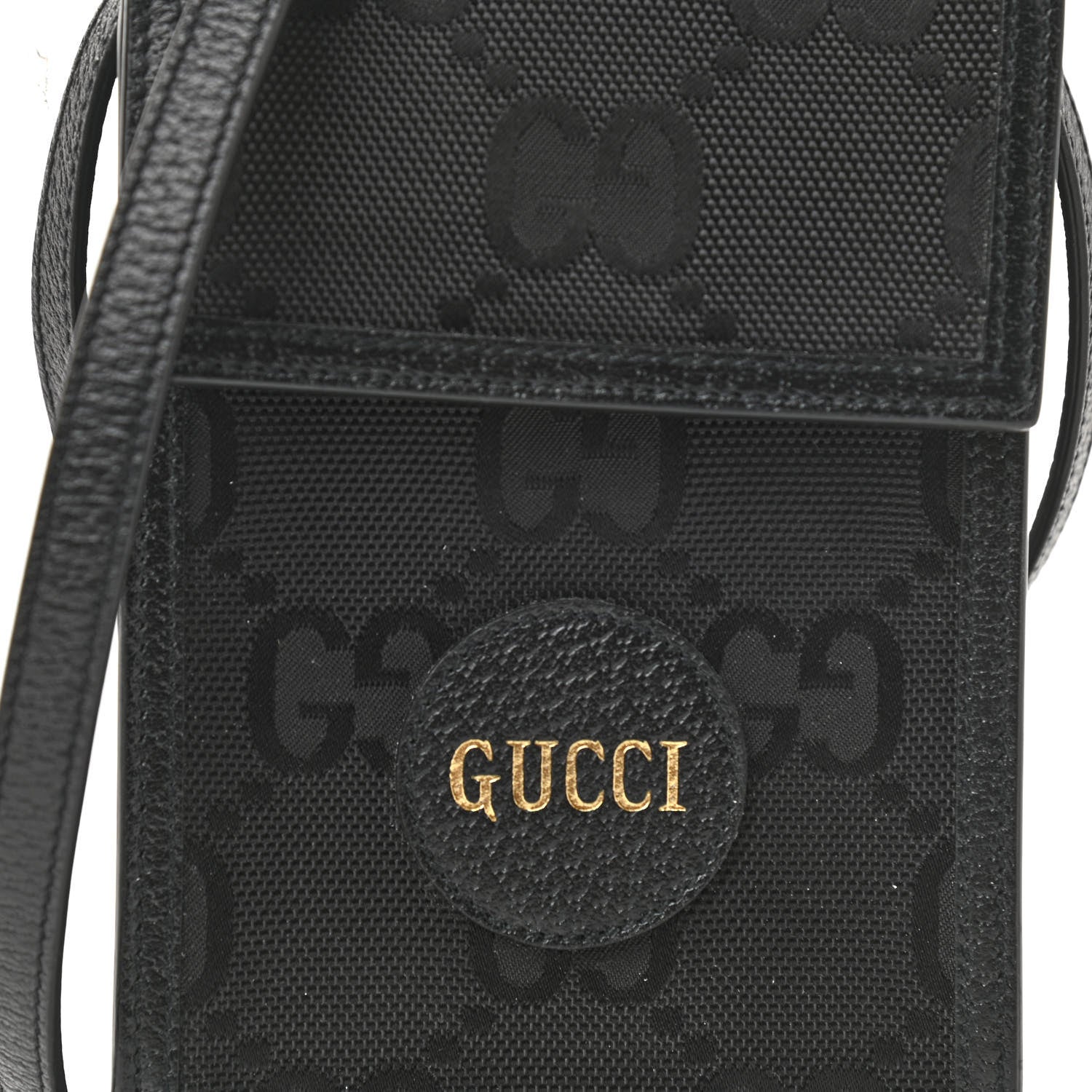 Gucci Econyl Nylon Monogram Off The Grid Crossbody Bag Black 8 of 10